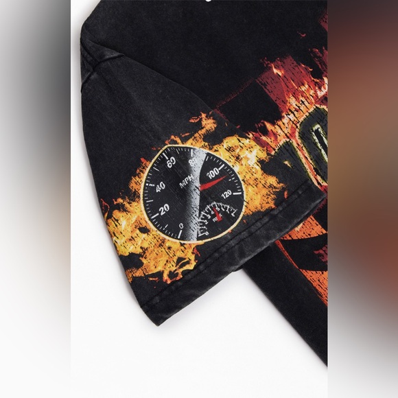 PacSun No Limits Racing Oversized T-Shirt - Picture 3 of 6